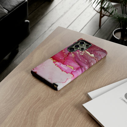 Be. More. / Pink Water Color Marble Samsung Case