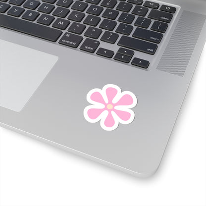 Cute Retro Pink Flower Sticker - Kiss-Cut Sticker (2)