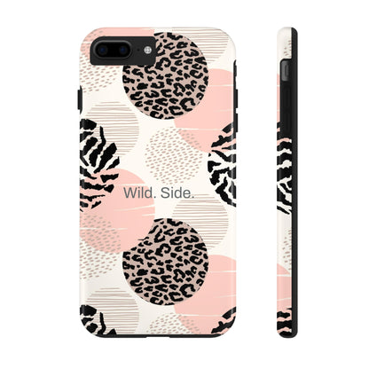 Wild. Side. / Animal Circles iPhone Case