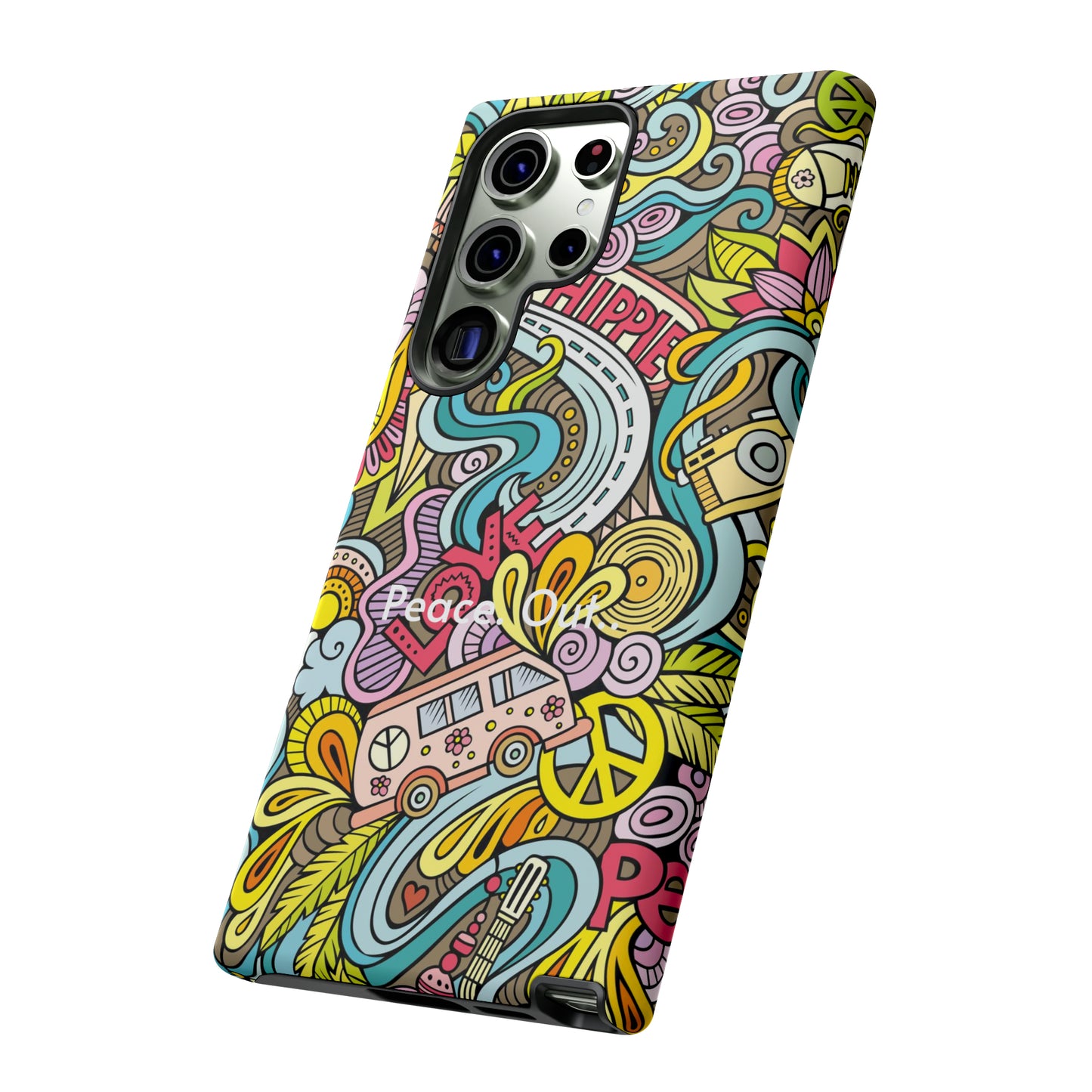 Peace. Out. / Hippie Love Samsung Case