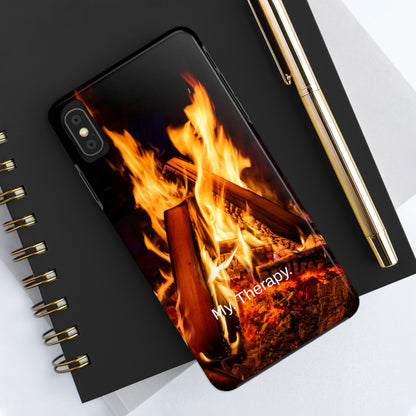 My. Therapy. / Fire Daze iPhone Case