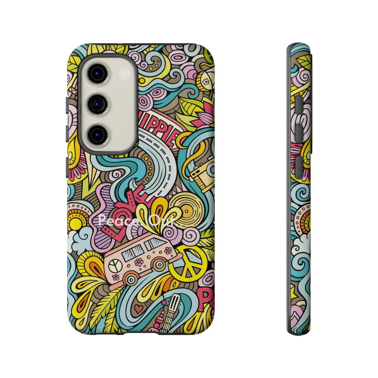 Peace. Out. / Hippie Love Samsung Case