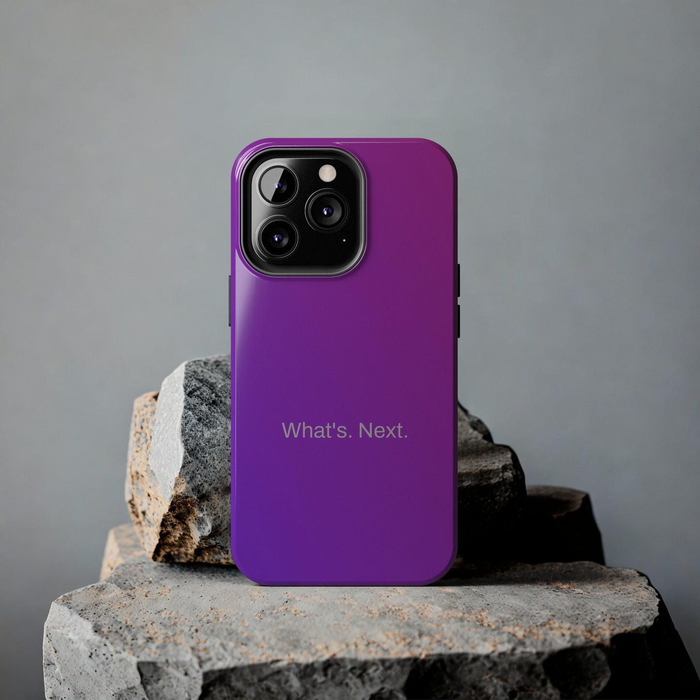 What's. Next. / Purple Fuchsia iPhone Case