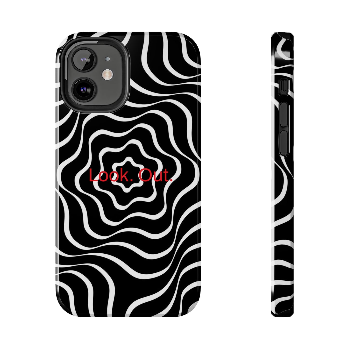 Look. Out. / Ziggy Circles iPhone Cases