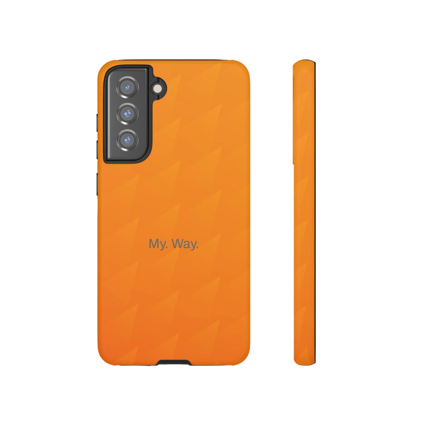 My. Way. / Orange Triangle Samsung Case