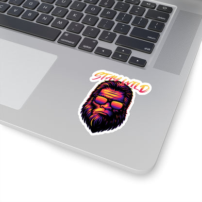 Big Foot Head Sticker - Kiss-Cut Sticker