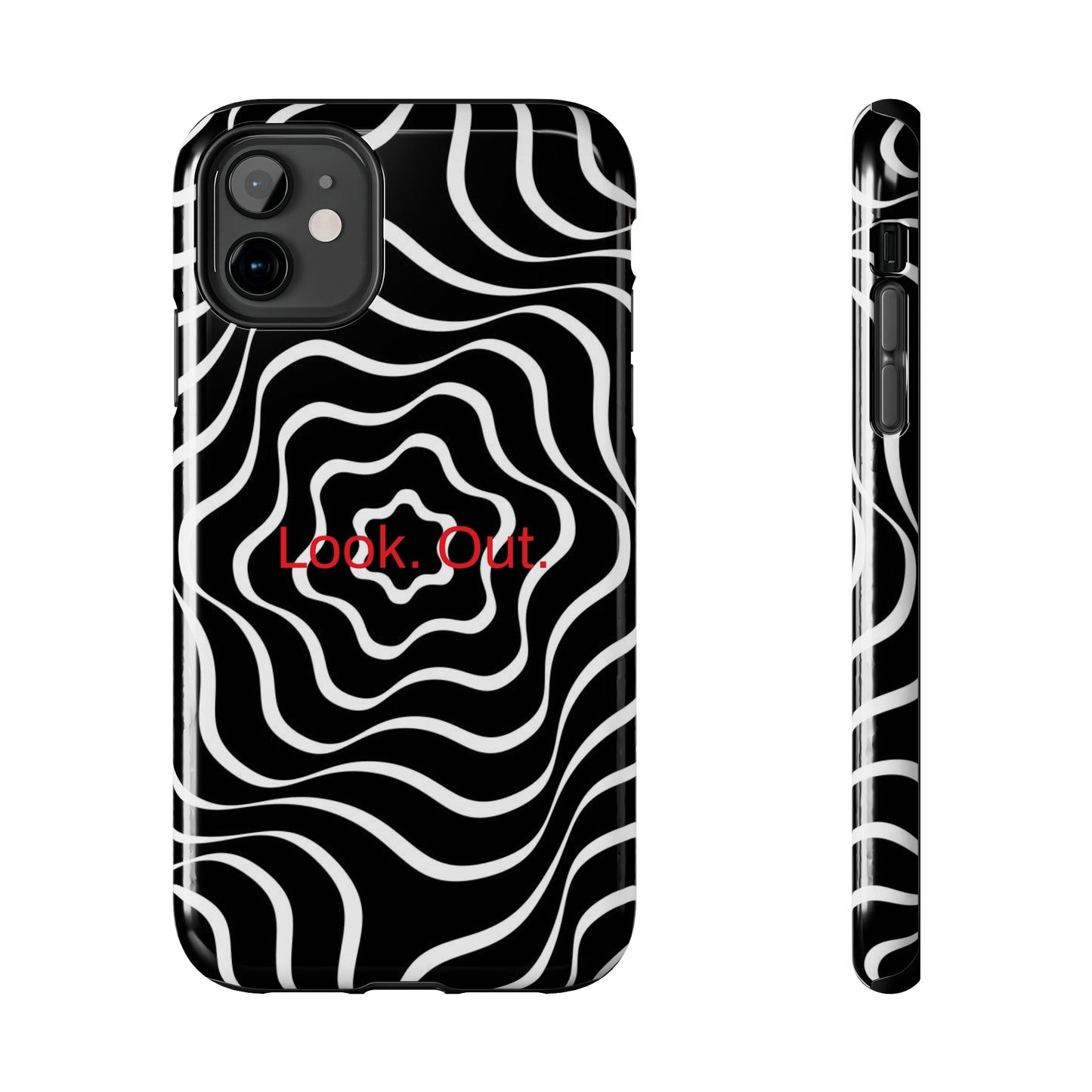 Look. Out. / Ziggy Circles iPhone Cases