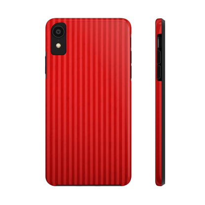 Stripe Red Only / iPhone Case