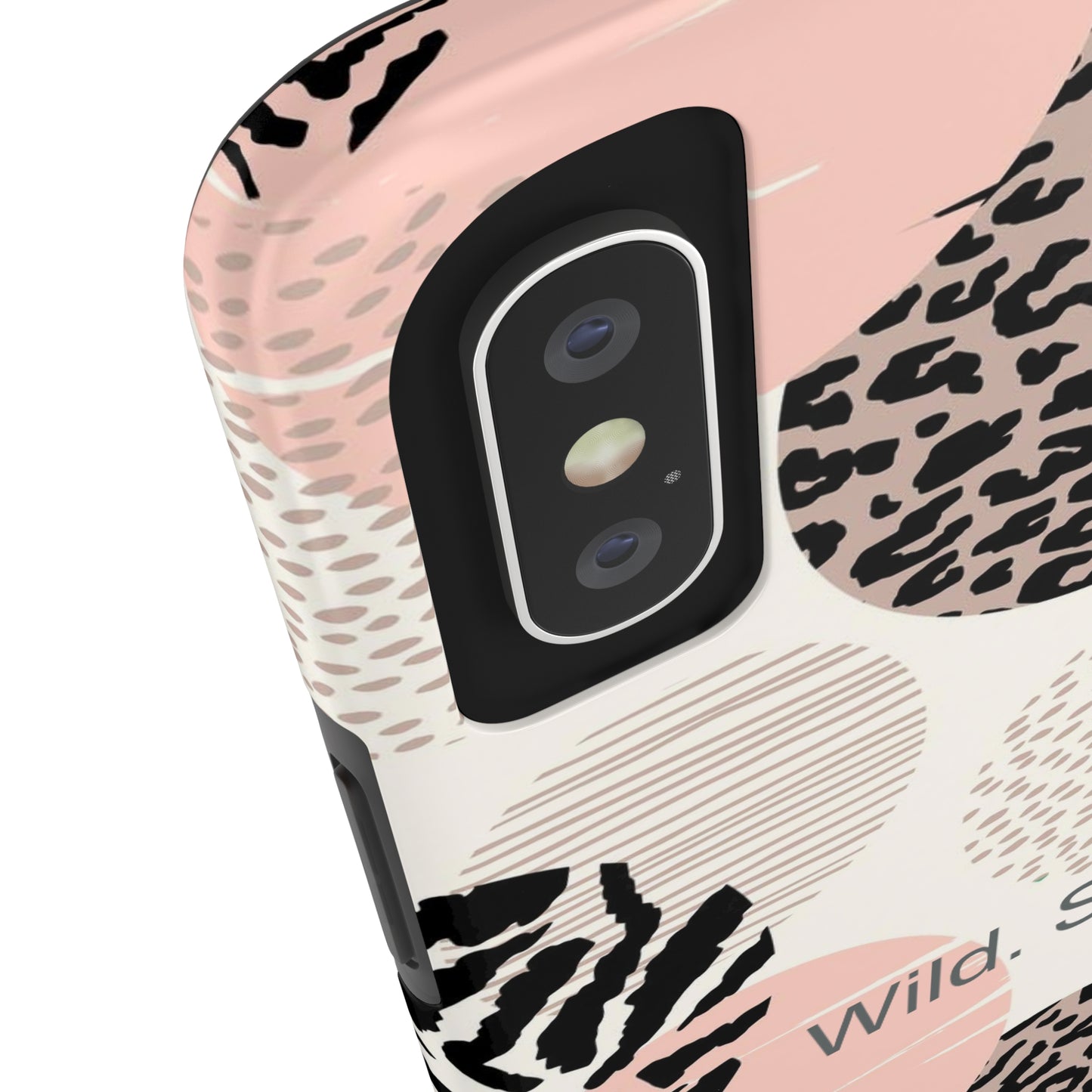 Wild. Side. / Animal Circles iPhone Case