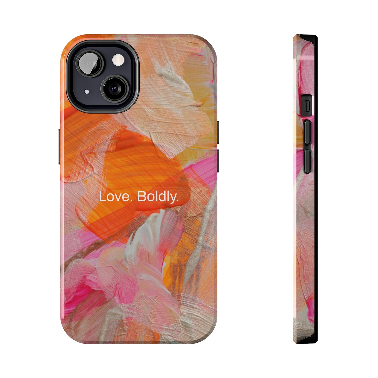 Love. Boldly. / Painted Lady iPhone Case