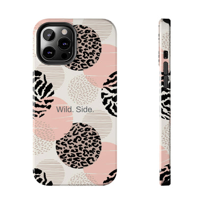 Wild. Side. / Animal Circles iPhone Case