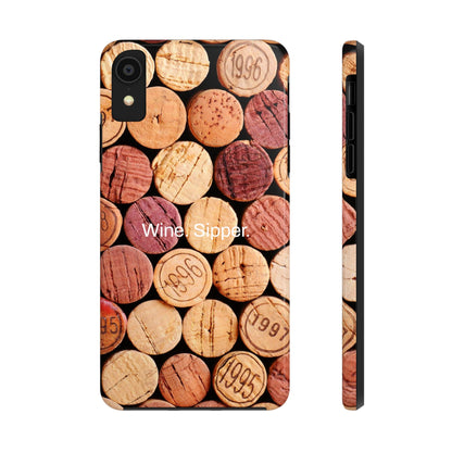 Wine. Sipper. /  Pop The Cork iPhone Case