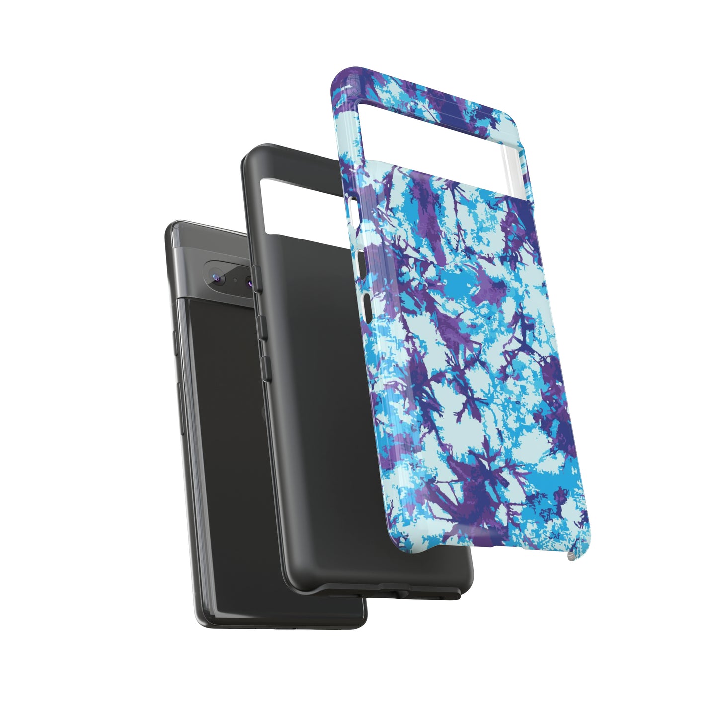 Violet & Blue Tie Dye Only / Google Pixel Tough Case