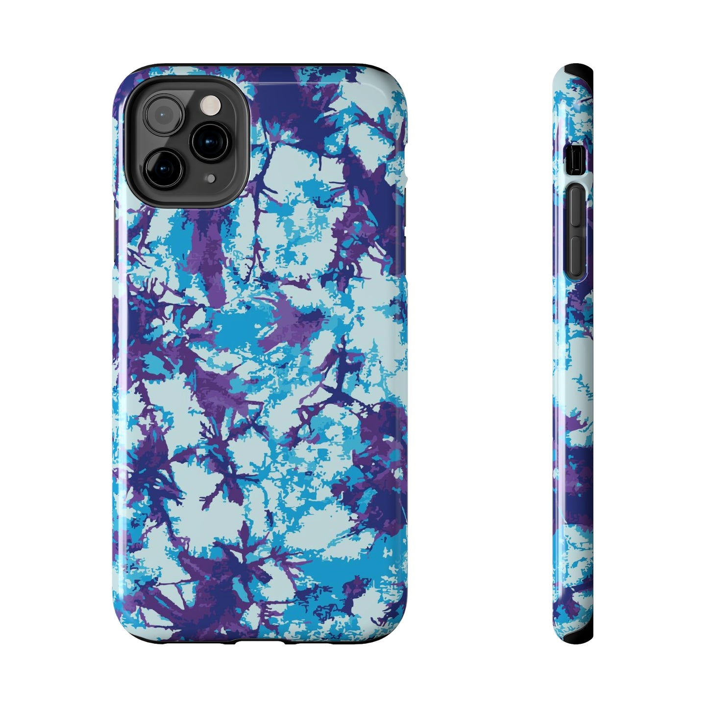 Violet & Blue Tie Dye Only / iPhone Case
