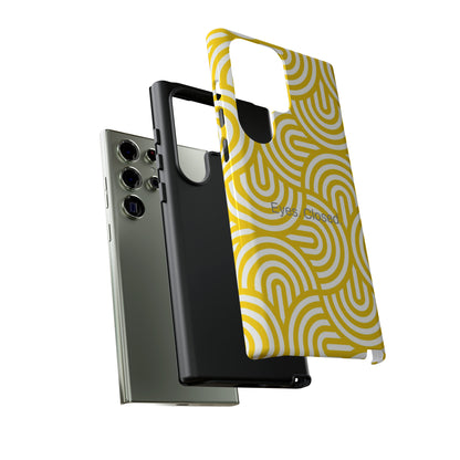 Eyes. Closed. / Yellow Geo Samsung Case