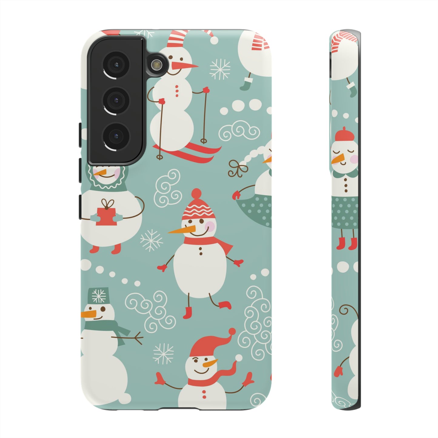 Cute Christmas Snowmen / Samsung Case