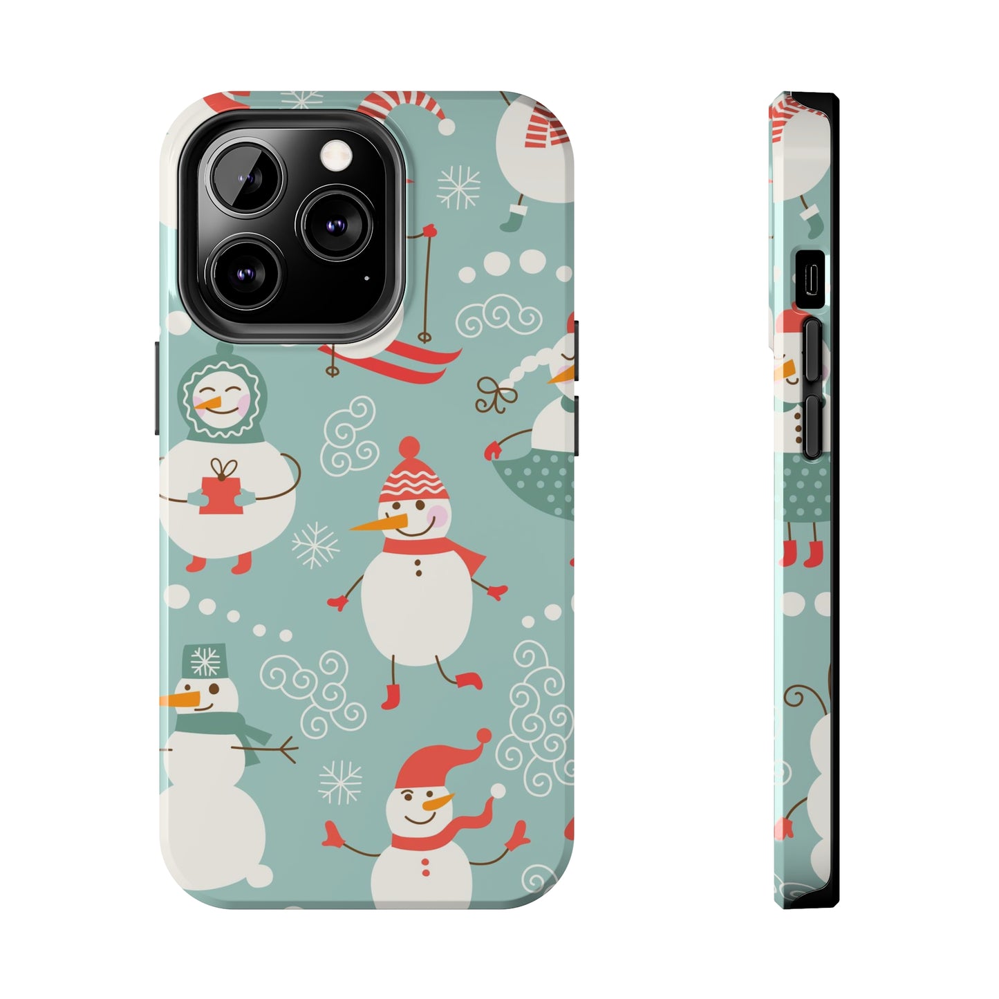 Cute Christmas Snowman / iPhone Case