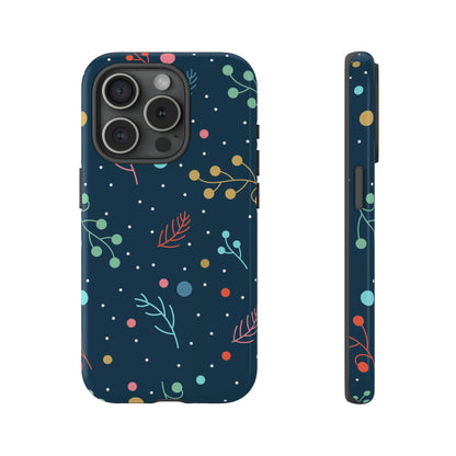 iPhone 15 Series Christmas Berries & Branches / Tough Cases