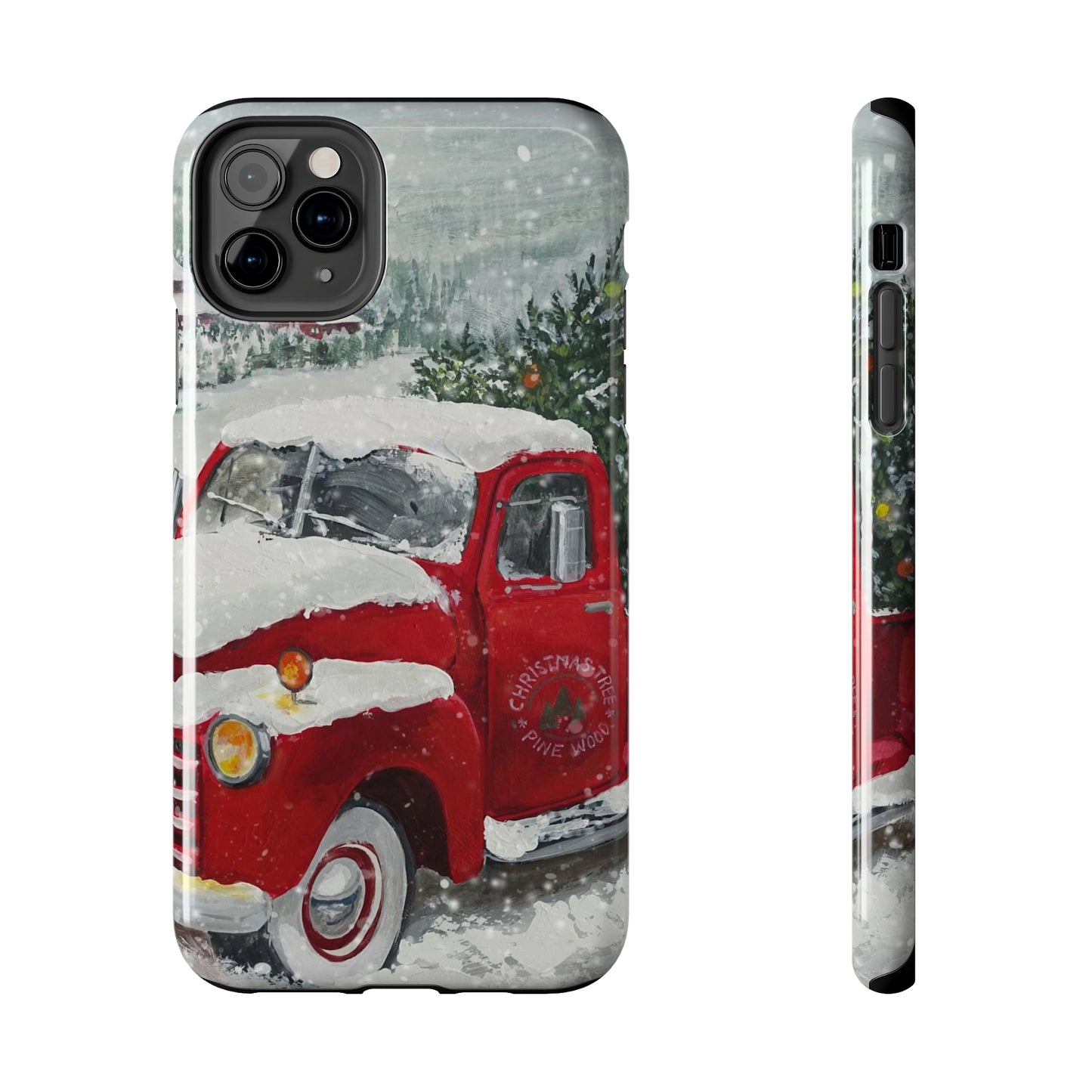 Vintage Christmas Red Truck / iPhone Case