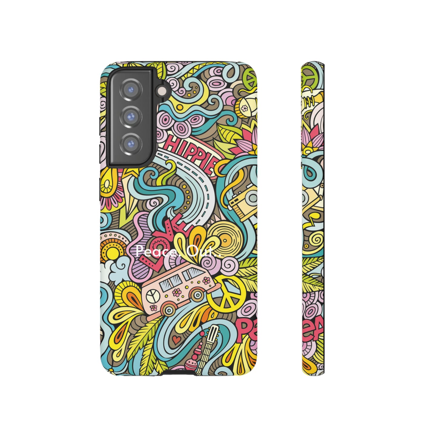 Peace. Out. / Hippie Love Samsung Case