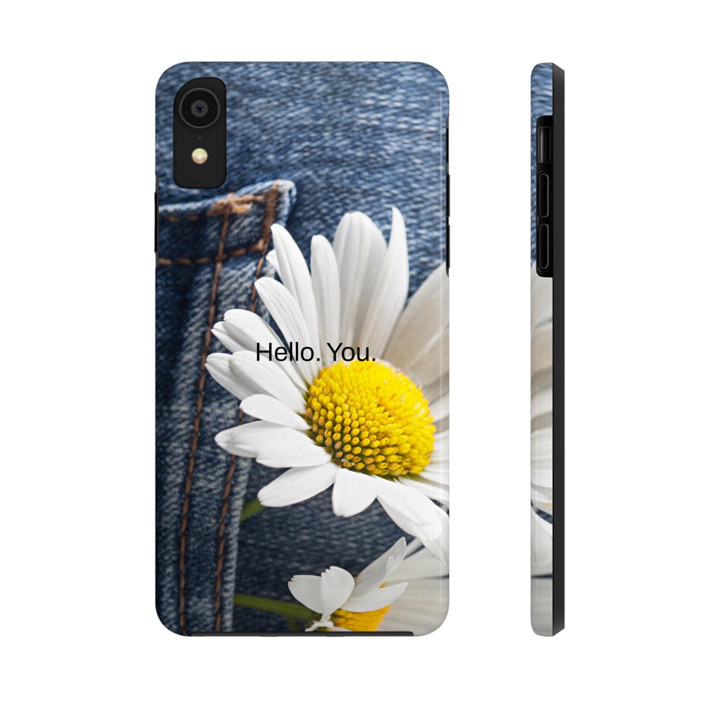 Hello. You. / Denim & Daisy iPhone Case