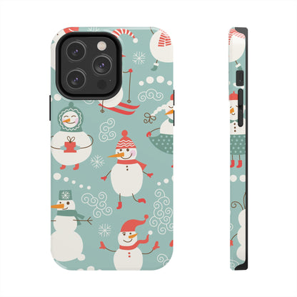 Cute Christmas Snowman / iPhone Case