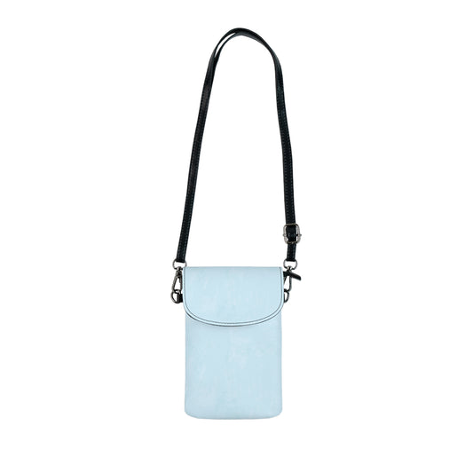 Light Blue Watercolor Crossbody Phone Bag