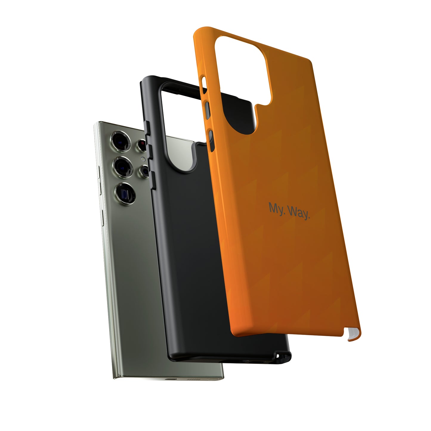 My. Way. / Orange Triangle Samsung Case