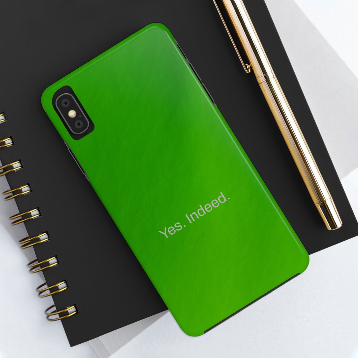 Yes. Indeed. / Green & Fresh iPhone Case