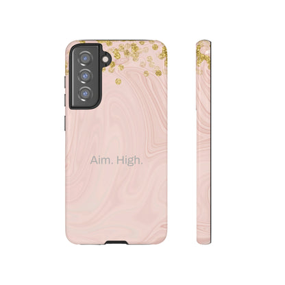 Aim. High. / Rose Gold Samsung Case