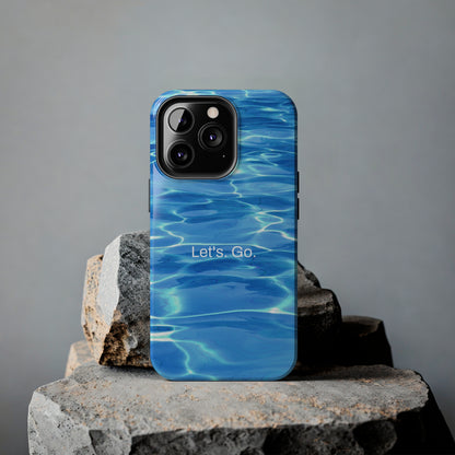 Let's. Go. / Pool Time iPhone Case