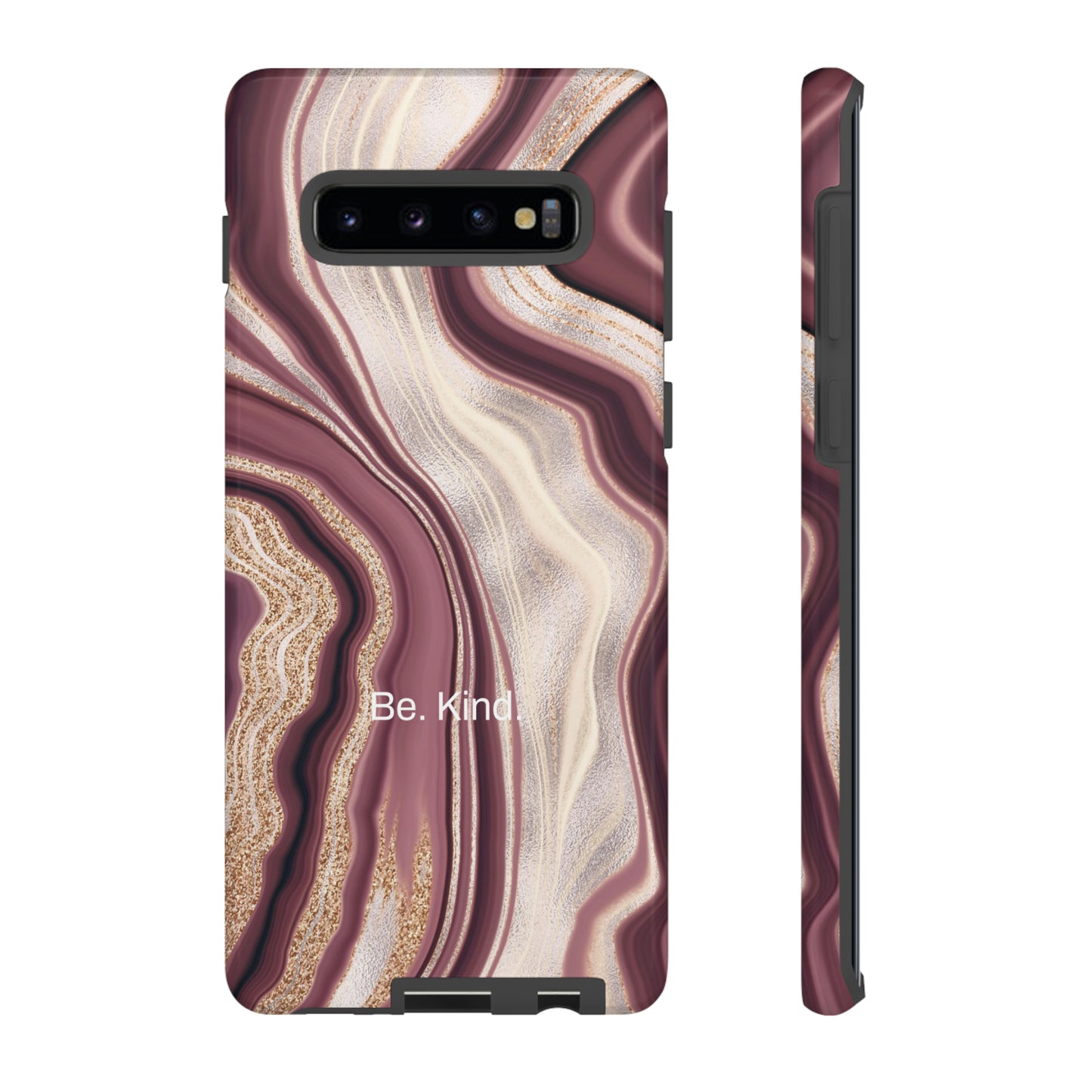 Be. Kind. / Natural Marble Samsung Case