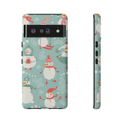 Cute Christmas Snowmen / Google Pixel Case