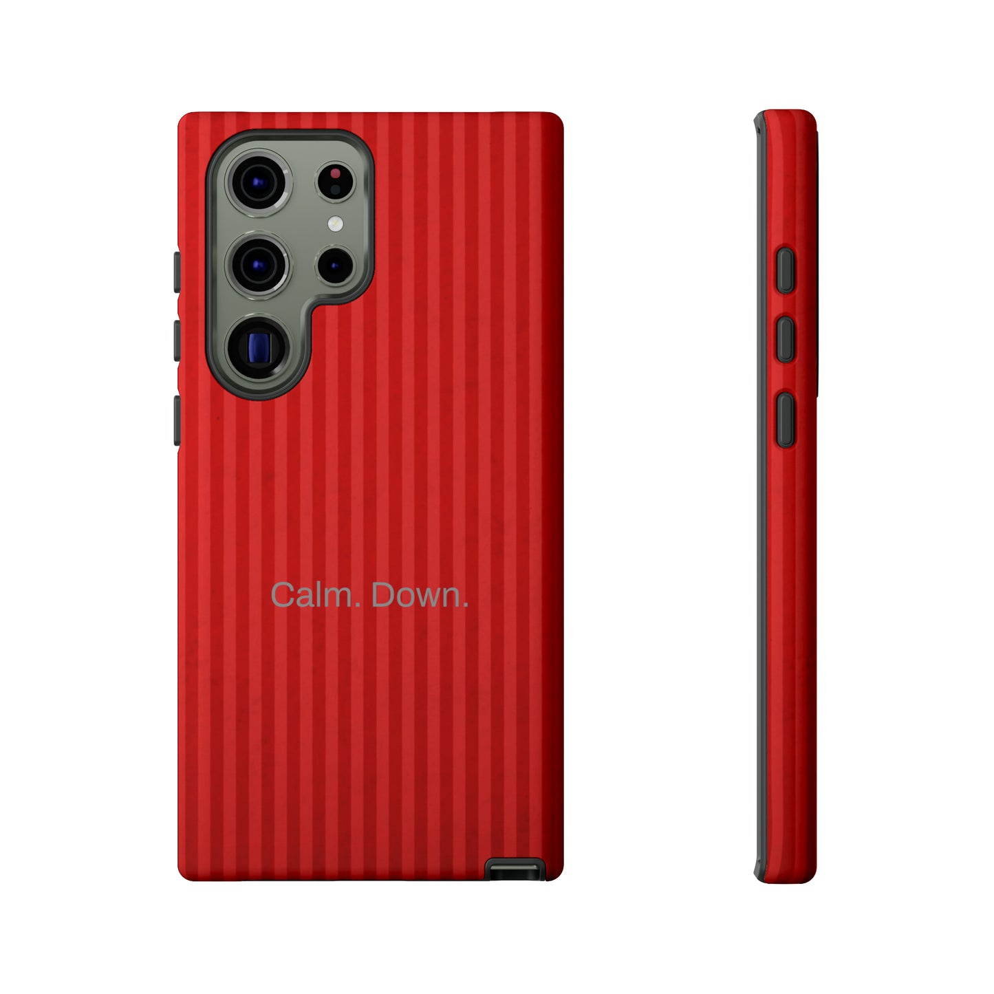 Calm. Down. / Stripe Red Samsung Case