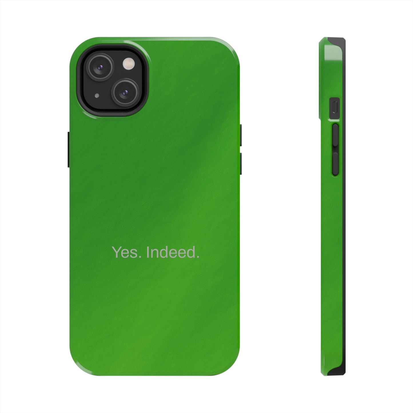 Yes. Indeed. / Green & Fresh iPhone Case