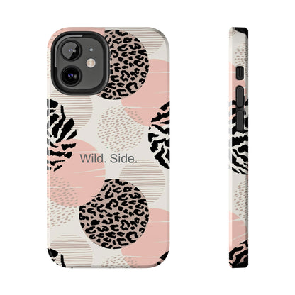 Wild. Side. / Animal Circles iPhone Case