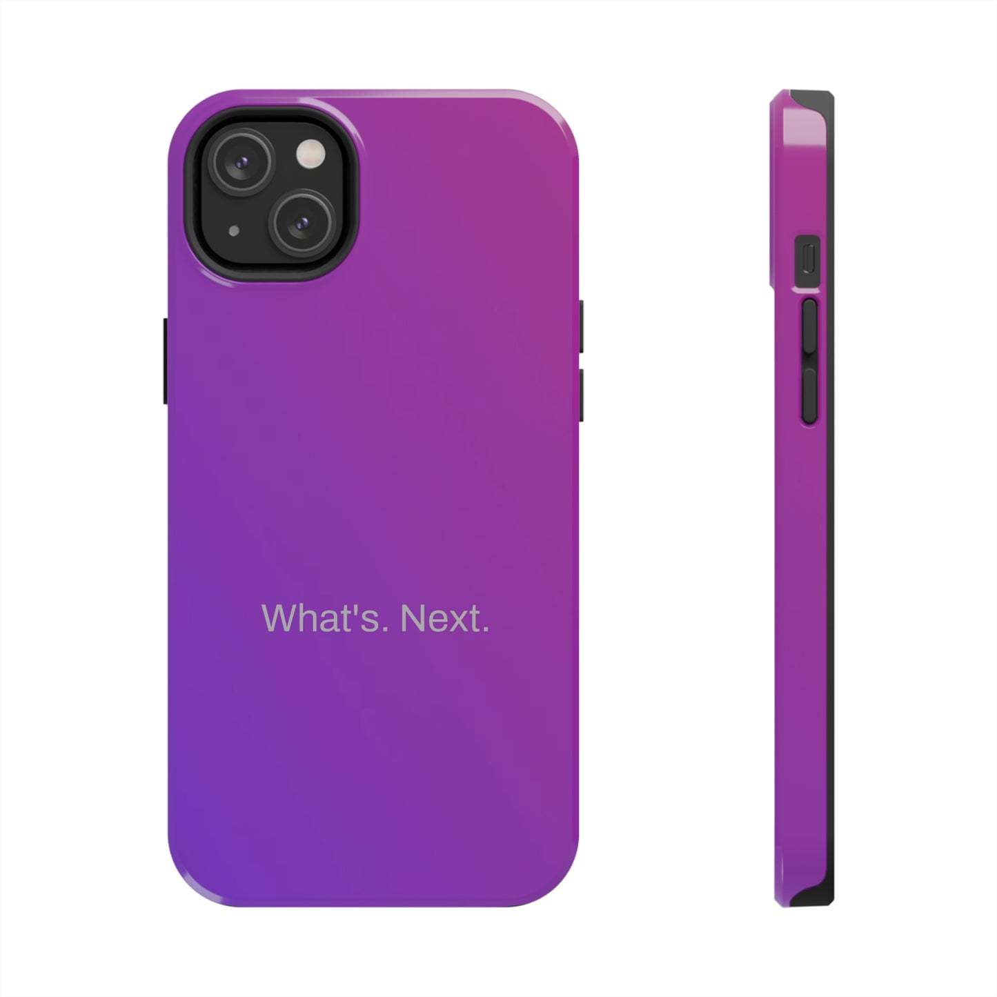 What's. Next. / Purple Fuchsia iPhone Case