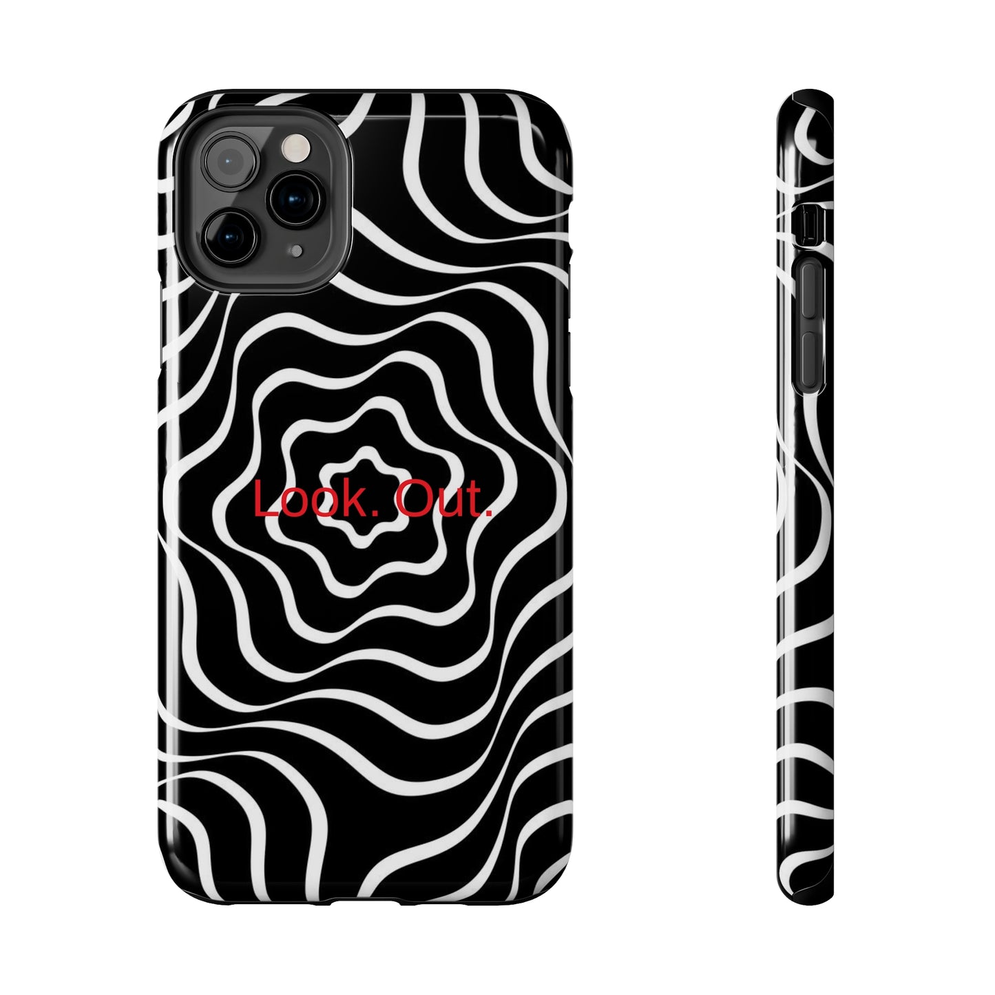 Look. Out. / Ziggy Circles iPhone Cases