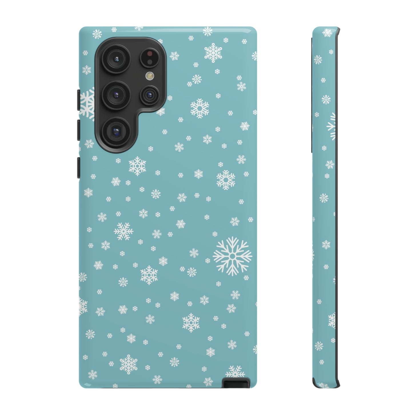 Christmas Snowflakes On Blue / Samsung Case