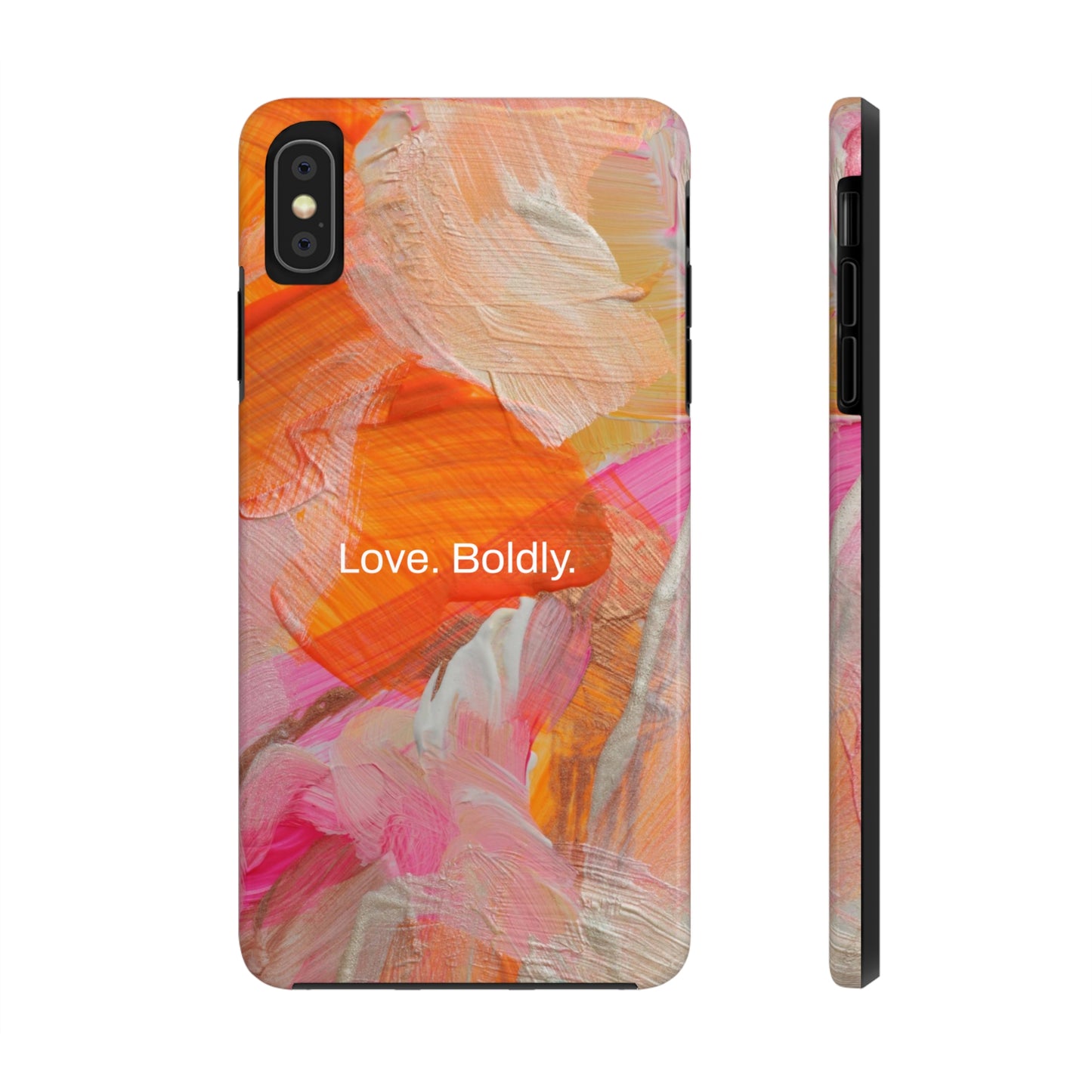 Love. Boldly. / Painted Lady iPhone Case