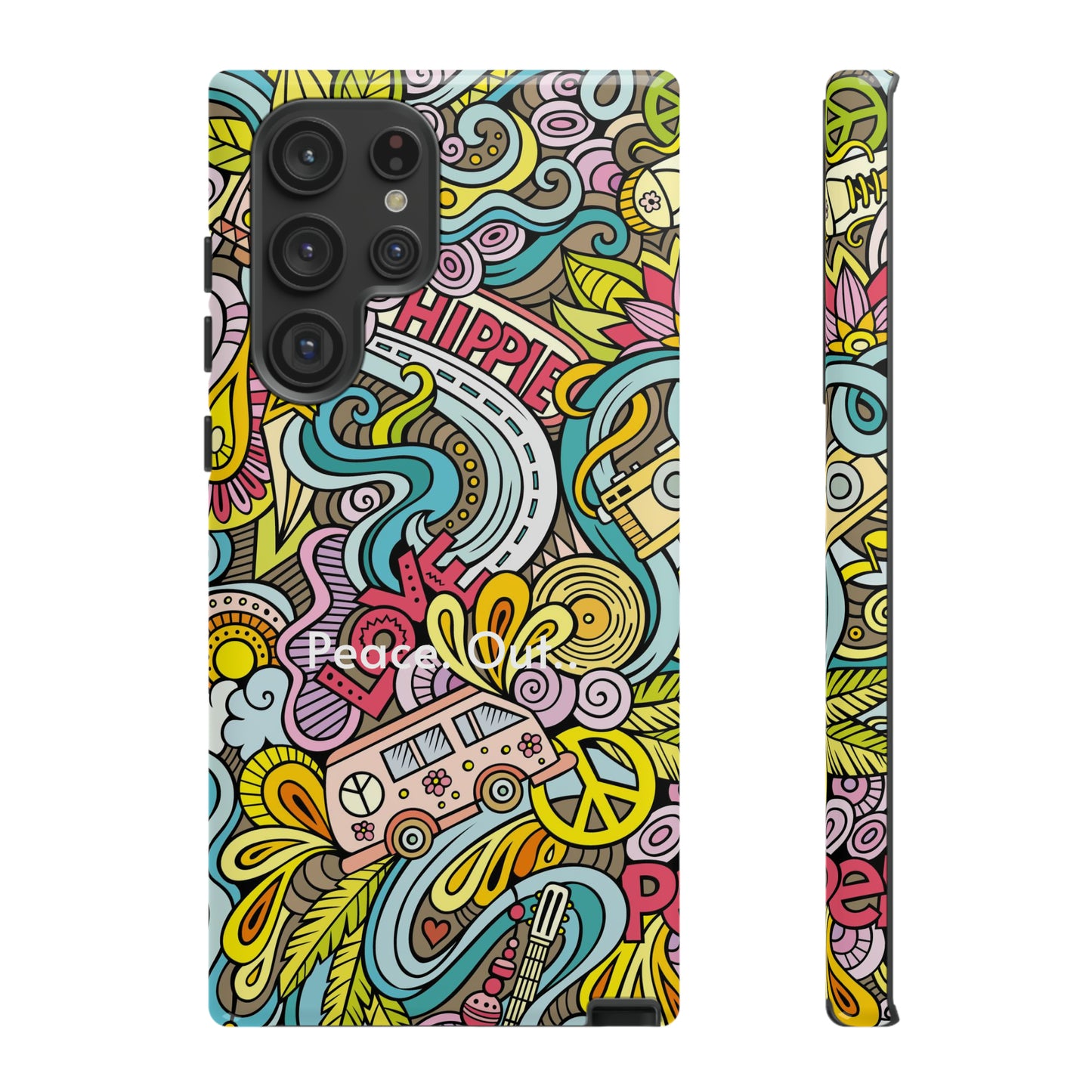 Peace. Out. / Hippie Love Samsung Case