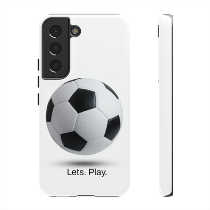 Lets. Play. / Soccer Samsung Case