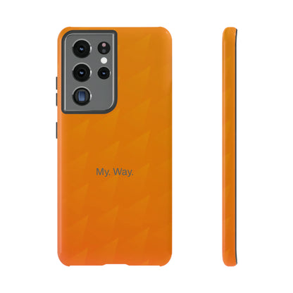 My. Way. / Orange Triangle Samsung Case