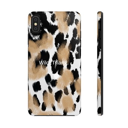 Wild. Thang. / Leopard iPhone Case