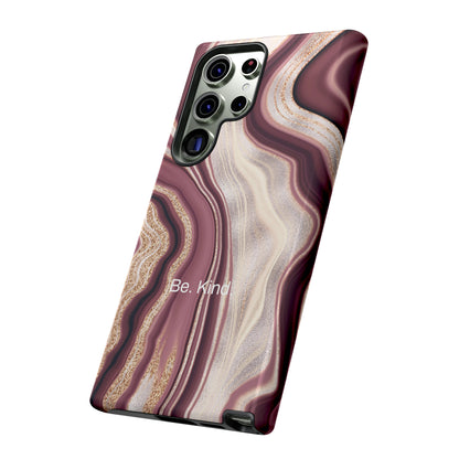 Be. Kind. / Natural Marble Samsung Case