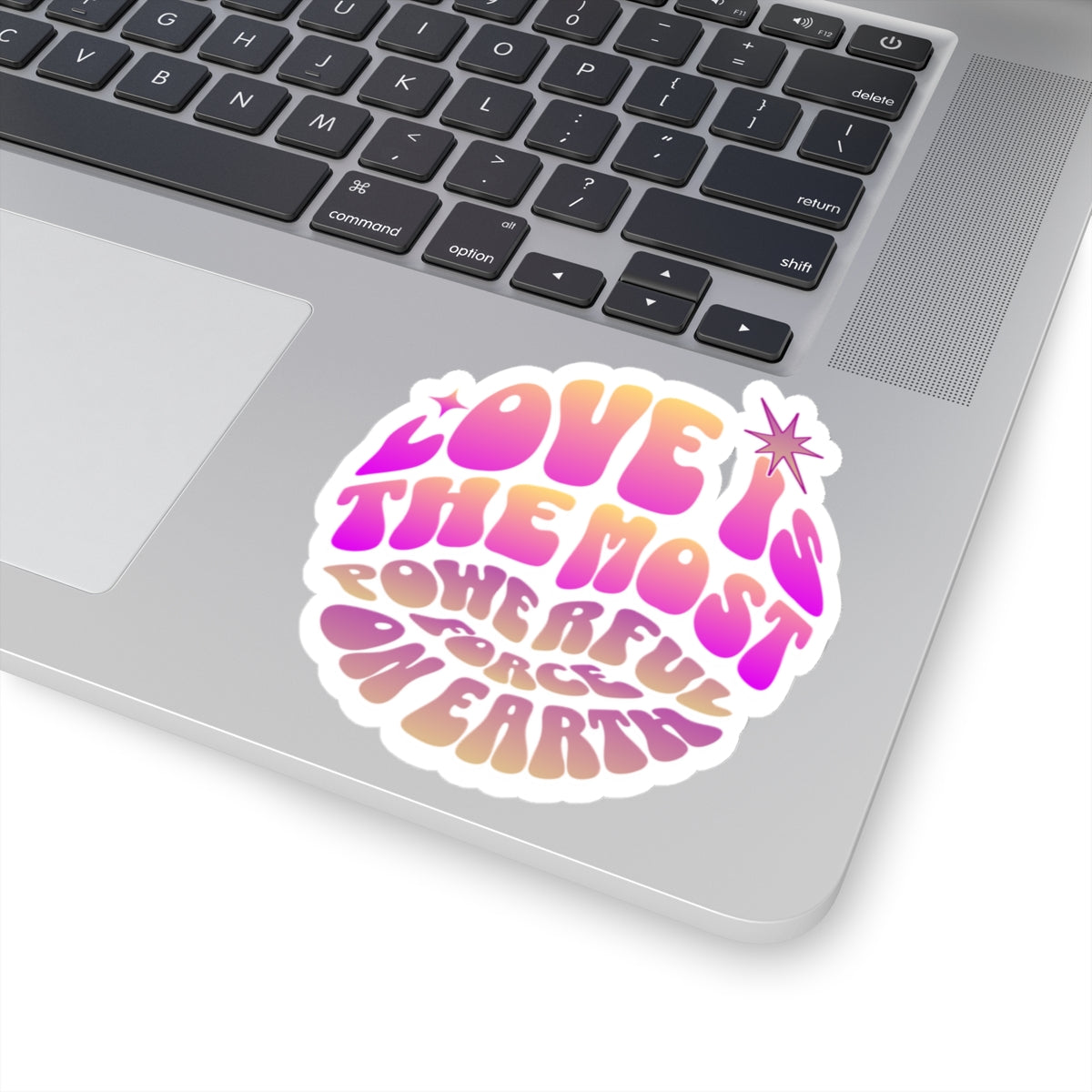 Cool Love Retro Sticker - Kiss-Cut Sticker