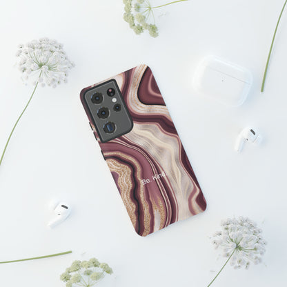 Be. Kind. / Natural Marble Samsung Case