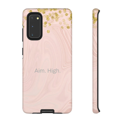 Aim. High. / Rose Gold Samsung Case