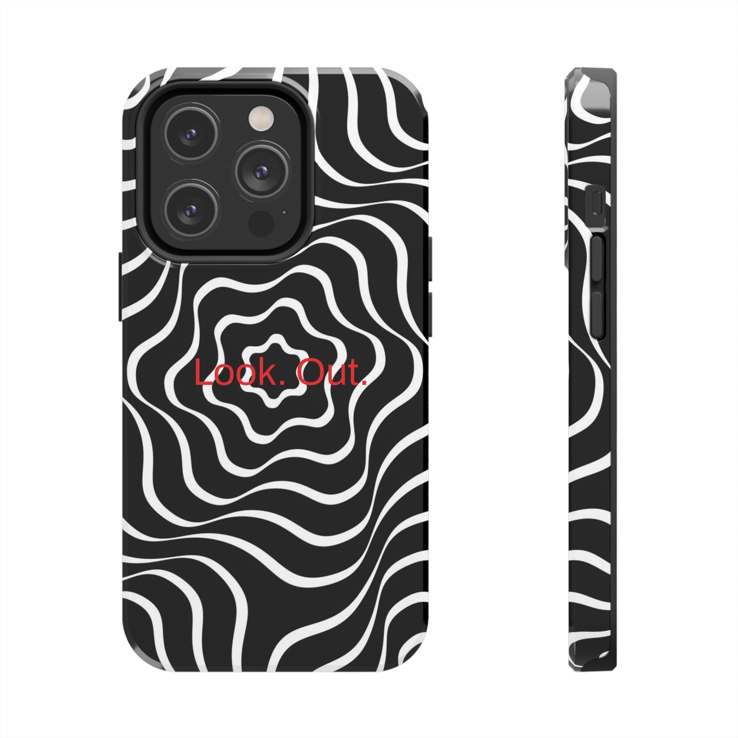 Look. Out. / Ziggy Circles iPhone Cases