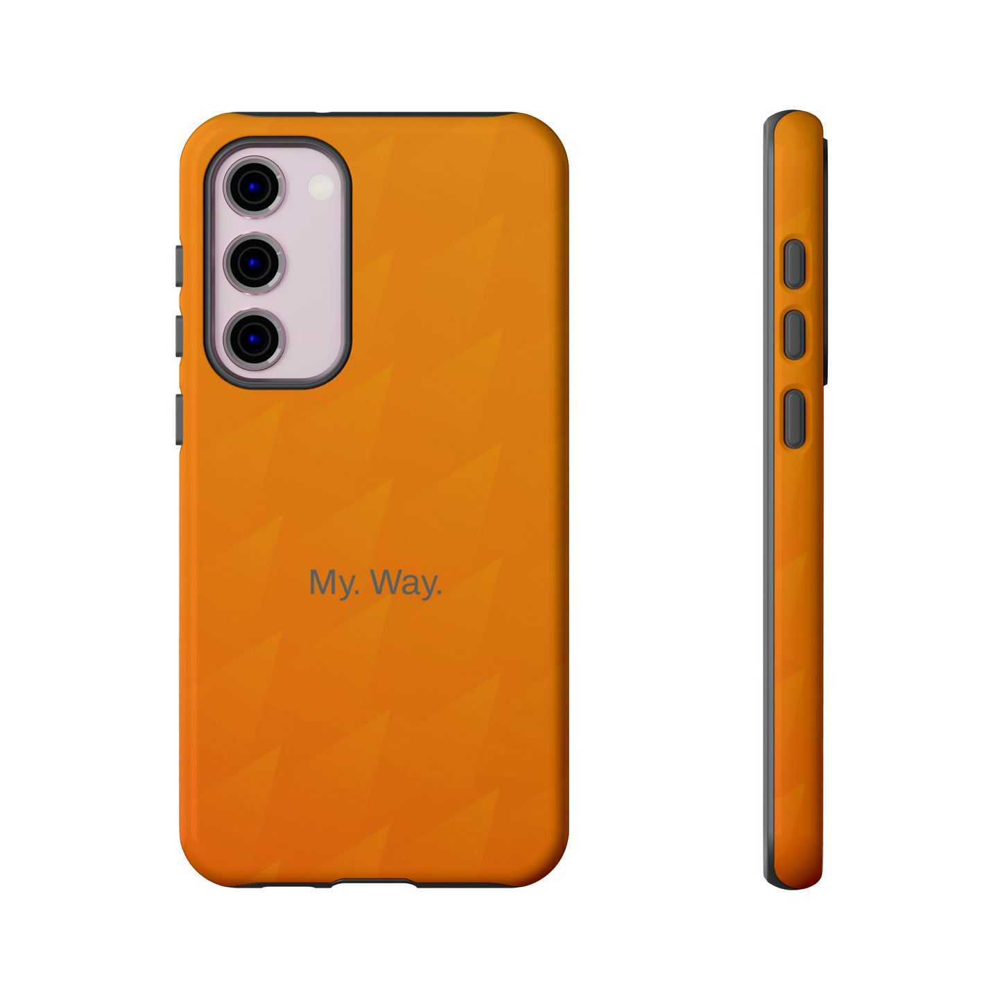 My. Way. / Orange Triangle Samsung Case